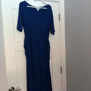 Royal blue, maternity dress size XL